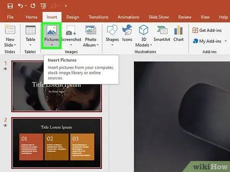 Krok 24, přidání efektů animace v aplikaci Microsoft PowerPoint