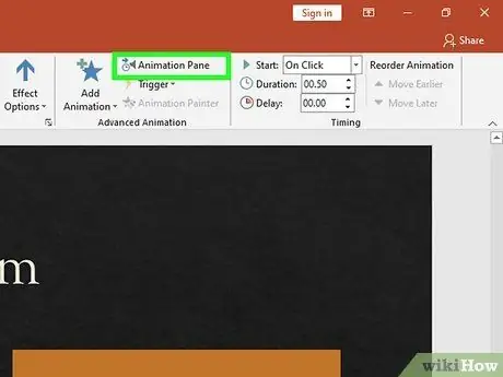 Krok 6: Pridajte efekty animácie do programu Microsoft PowerPoint