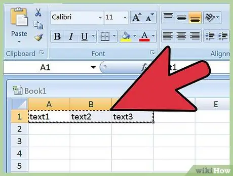 Copier Coller le texte délimité par des tabulations dans Excel Étape 1