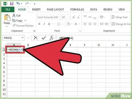 Autonummering toevoegen in Excel Stap 2