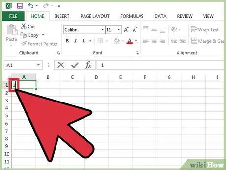 Autonummering toevoegen in Excel Stap 8