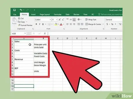 Veiciet līdzsvara diagrammu programmā Excel 15. darbība