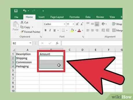 Feu un gràfic d'equilibri a Excel Pas 6