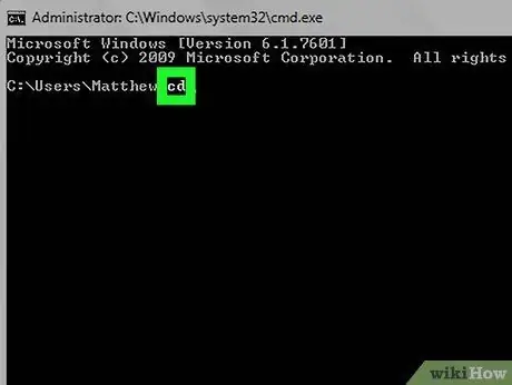 Thay đổi thư mục trong Command Prompt Bước 5