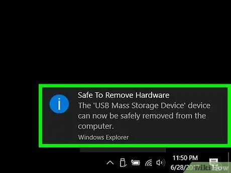 Remover uma unidade flash de um computador com Windows 10 - Etapa 14