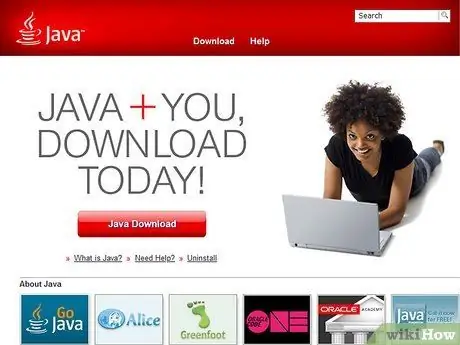 Installer Java Étape 1