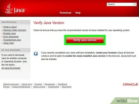 Instalējiet Java 5. darbību