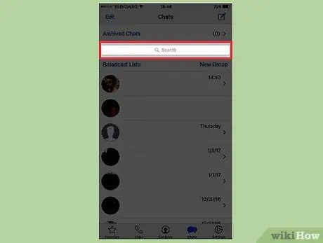 البحث في الرسائل على WhatsApp الخطوة 3