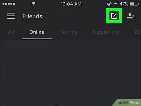 Skicka direktmeddelanden i Discord på iPhone eller iPad Steg 8