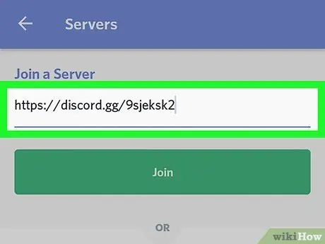 Android 4 -də bir Discord Serverinə qoşulun