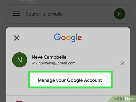 Измените свой пароль Gmail, шаг 3