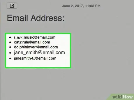 Choose an Email Address Step 4