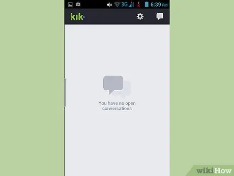 Eliminar conversaciones en Kik Paso 4