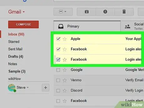 Poçtu Gmail -də fərqli qovluqlara köçürün 16 -cı addım