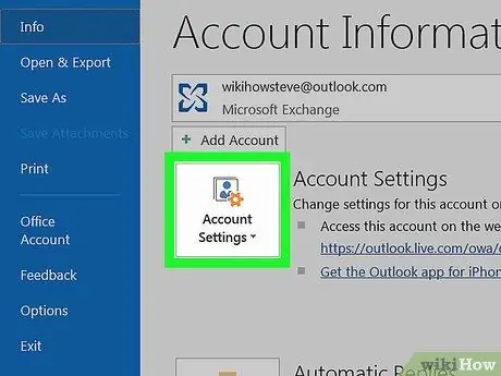 Cari Pelayan SMTP di Outlook pada PC atau Mac Langkah 4