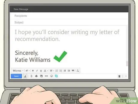 Demandez à votre professeur une lettre de recommandation par e-mail Étape 13