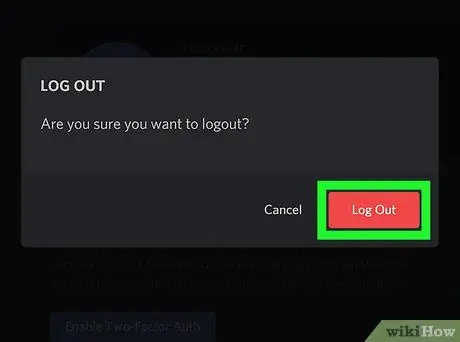 Log Out of Discord on a PC or Mac Step 4