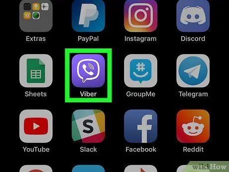 Bloquear Alguém no Viber no iPhone ou iPad Etapa 1