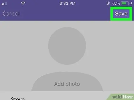 Blokujte niekoho na Viber na iPhone alebo iPade, krok 6