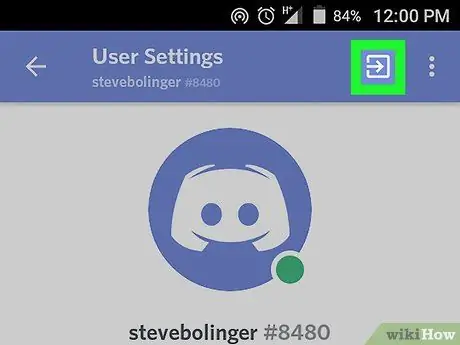 Logga ut från Discord på Android Steg 4