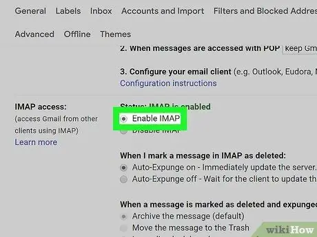 Segerakkan Outlook dengan Gmail Langkah 5