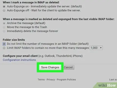 Синхронизация Outlook с Gmail Шаг 6