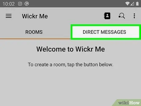 Wickr Addım 11 -də söhbət edin