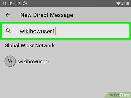 Chat na Wickr Krok 13