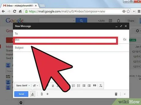 Använd BCC i en e -post Steg 7