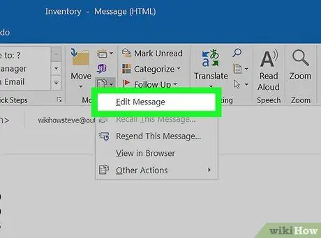 Edit E-mel yang Diterima di Outlook Langkah 4