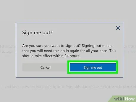 Log Out of Hotmail Step 13