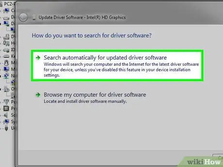 Aggiorna i driver della tua scheda video su Windows 7 Passaggio 8