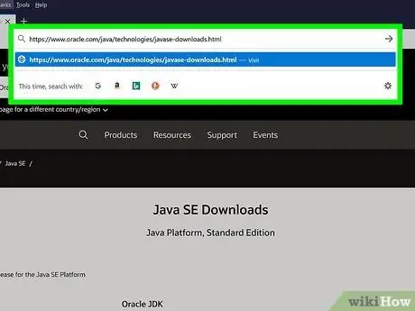 Installer le kit de développement logiciel Java Étape 1