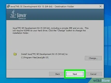 Instal·leu el kit de desenvolupament de programari Java Pas 10