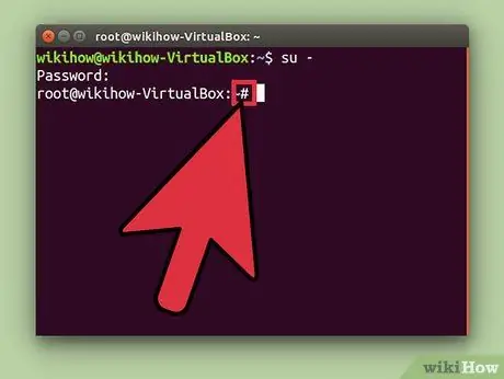 Maging Root sa Linux Hakbang 4