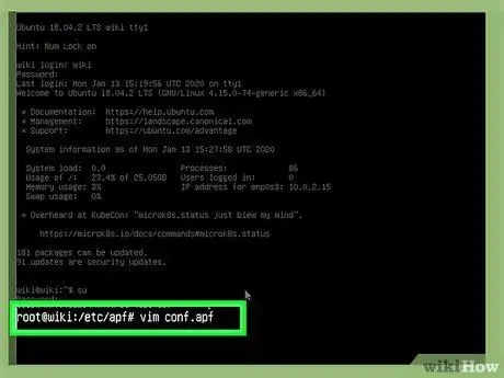 Բացեք նավահանգիստները Linux Server Firewall- ում Քայլ 14