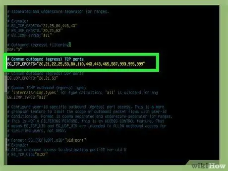 Άνοιγμα θυρών στο τείχος προστασίας Linux Server Βήμα 16