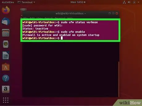 Otvorite portove u vatrozidu poslužitelja Linux Korak 2