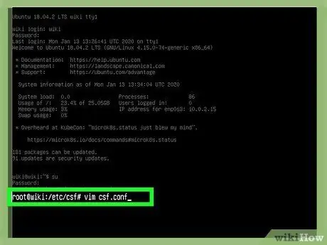 Otevřete porty v bráně firewall systému Linux Server Krok 7