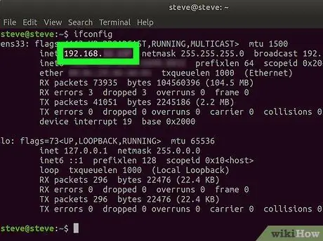Angalia Anwani ya IP katika Linux Hatua ya 6