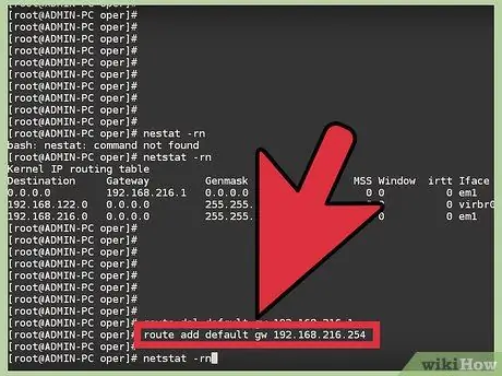 Idagdag o Baguhin ang Default Gateway sa Linux Hakbang 4