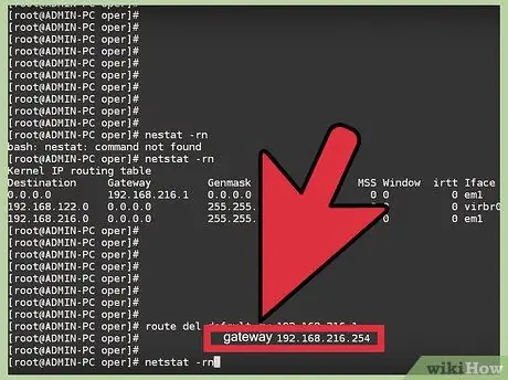 Ntxiv lossis Hloov Lub Rooj Vag Default hauv Linux Kauj Ruam 7