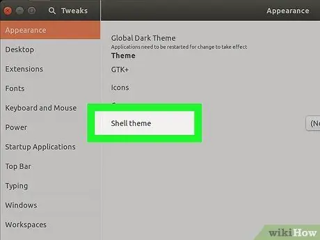 Zmień motywy w Ubuntu za pomocą narzędzia Gnome Tweak Krok 15