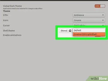 Gnome Tweak Tool 16 -кадам менен Ubuntu боюнча темаларды өзгөртүү