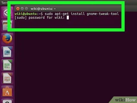 Փոխեք թեմաները Ubuntu- ում Gnome Tweak Tool- ի միջոցով Քայլ 2