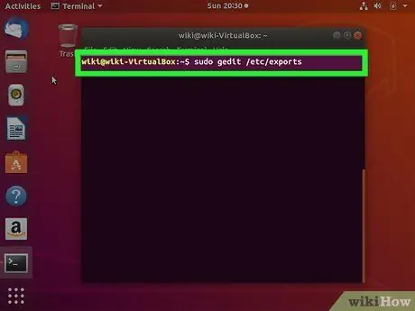 Споделяйте файлове между Linux компютри, използвайки NFS Стъпка 10