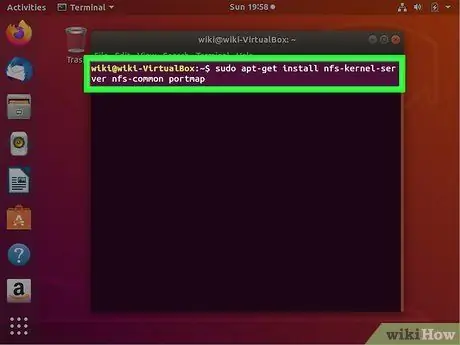 Dela filer mellan Linux -datorer med NFS Steg 4