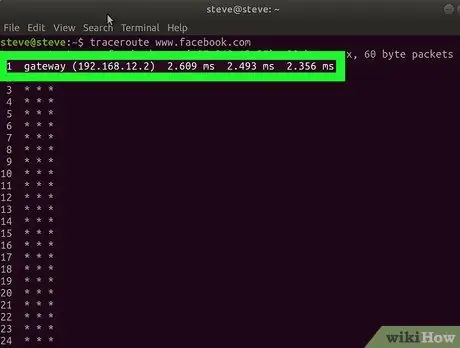 Ping in Linux Step 11