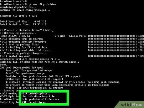 Installa Arch Linux Passaggio 28