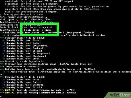 Installa Arch Linux Passaggio 29